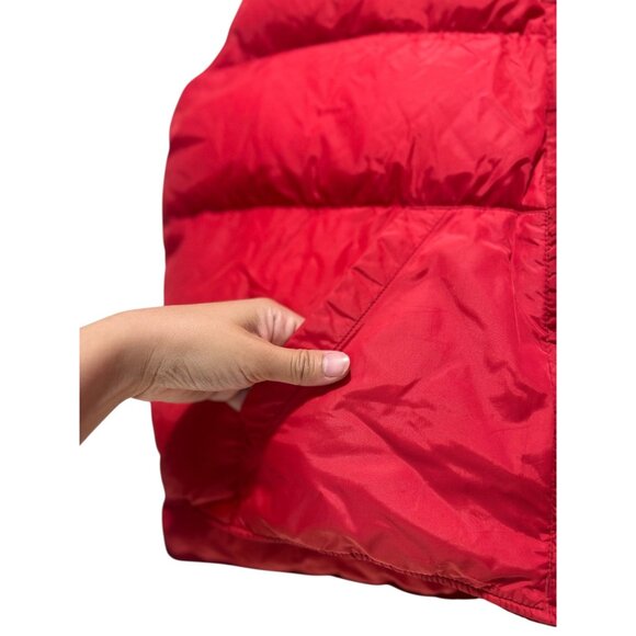 Vintage Eddie Bauer Down Puffer Vest Men XL Red Quilted Outdoor Gorpcore Hiking - Picture 12 of 16